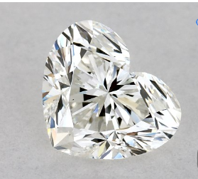 GIA 1.01 Carat Heart Diamond